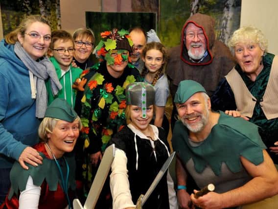 Community production of Robin Hood at Donnington Parish Hall. Pic Steve Robards. SR1735548