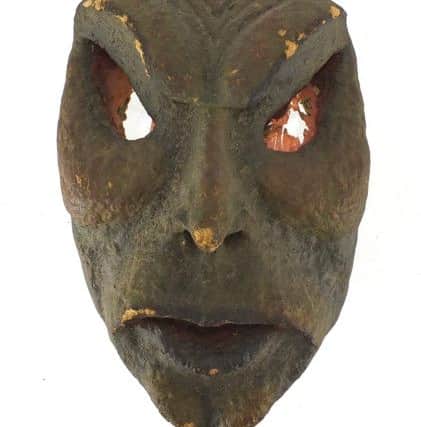 One of the masks made by Ronnie Kray while in prison