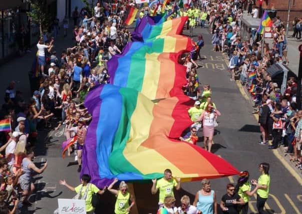 Worthing is launching its first-ever gay pride event. Pictured is Brighton Pride, taken last year by Eddie Mitchell