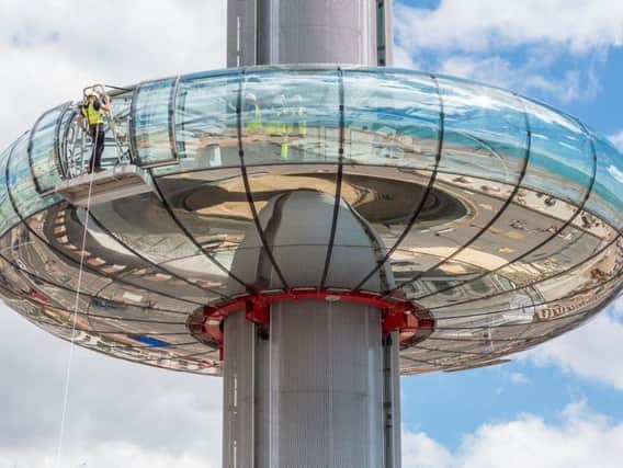 The public will get the chance to abseil from the top of the i360 for charity (Photograph: Kevin Meredith/i360)