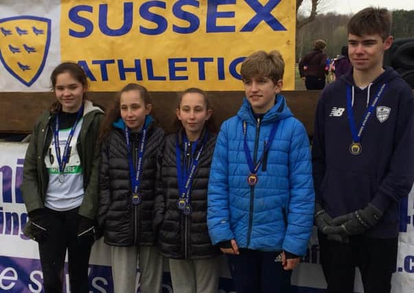 Some of Chichester's junior medal winners at Bexhill