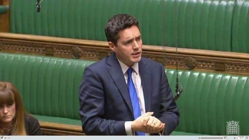 Huw Merriman in the Commons. SUS-171122-135605001