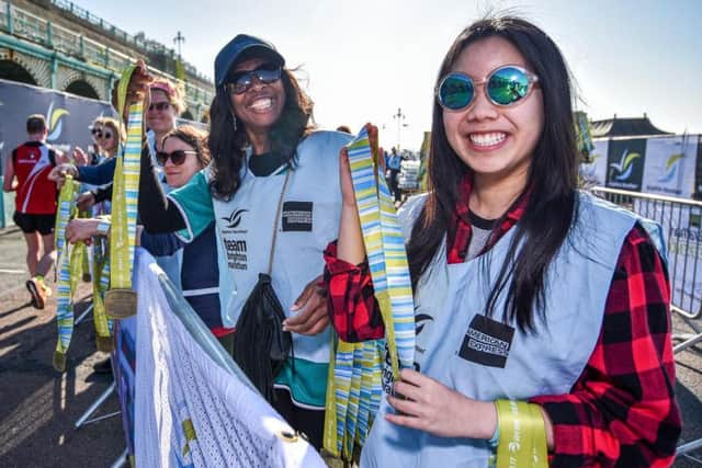 Volunteer at Brighton Marathon