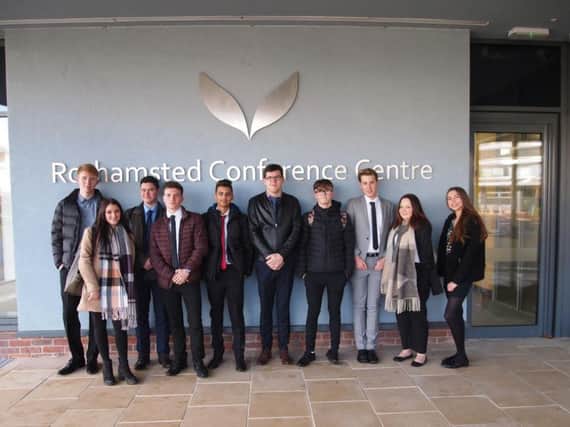 Students at the Rothamsted Conference Centre