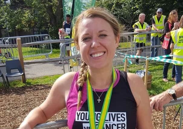 Gina Leadbetter from Horsham is set to run the London Marathon this April for Clic Sargent SUS-180502-154509001