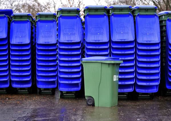 Horsham District Council blue recycling bins. Pic Steve Robards SR1735897 SUS-180301-181635001