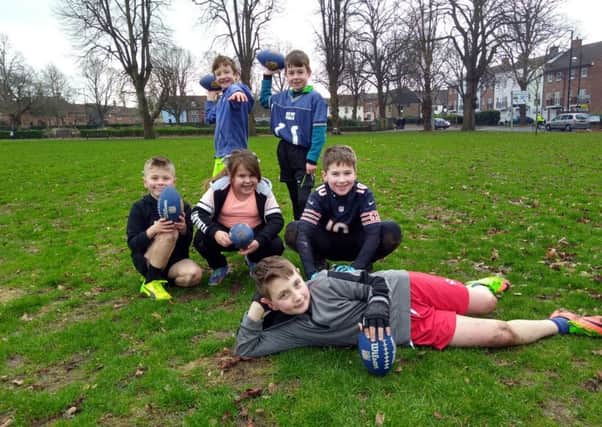 Youngsters enjoyed some flag football in Chichester