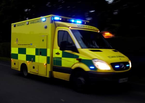 The woman first called for an ambulance via her emergency button at 9pm