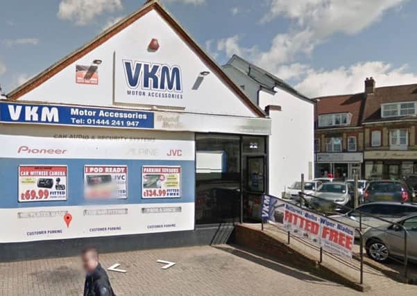 VKM Motor Accessories in Burgess Hill. Picture: Google Streetview