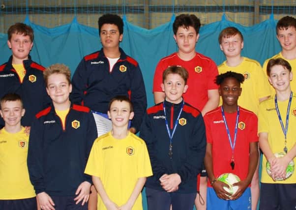 The Ark William Parker Academy young leaders who organised and ran the tournament SUS-180115-170836002