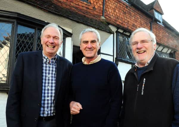 Founders of the Midhurst Community Land Trust, from left, town councillors the Rev David Coote and Gordon McAra and Adrian Moore, who is the chairman
