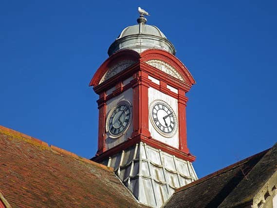 The West Station clock
