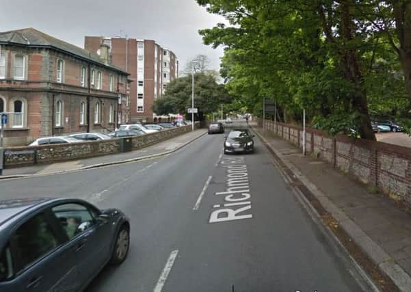 Daniel Yeomans was arrested in Richmond Road, Worthing. Picture courtesy of Google Streetview
