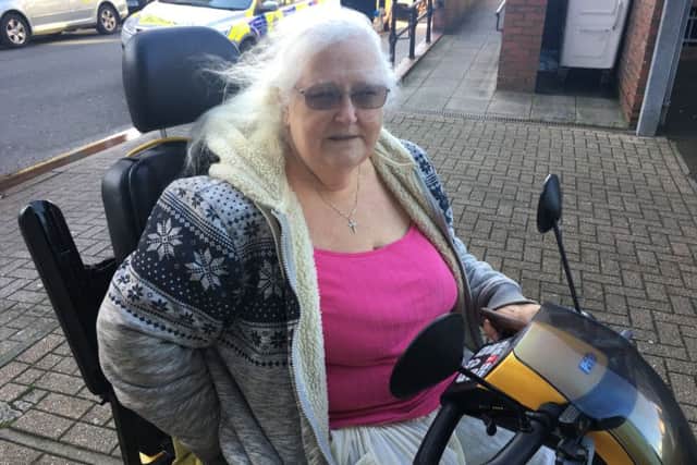 Marie Juden, 71, from Tarring said abuse from car drivers when she is on the road has gotten worse. Pictured in Chatsworth Road.