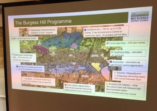 Plans for the growth of Burgess Hill and Mid Sussex was discussed. Picture: MSDC