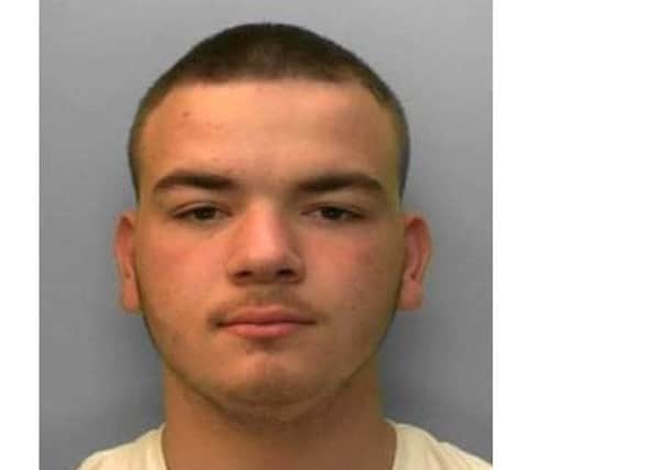 Connor Mackay. Picture courtesy of Sussex Police SUS-180117-170101001