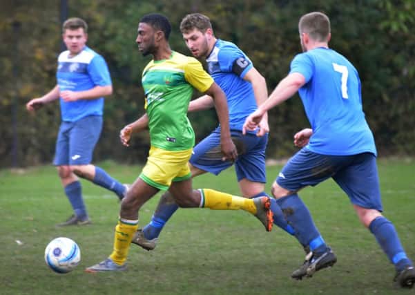 Action from Westfield's 5-2 win at home to Clymping last weekend. Pictures by Justin Lycett