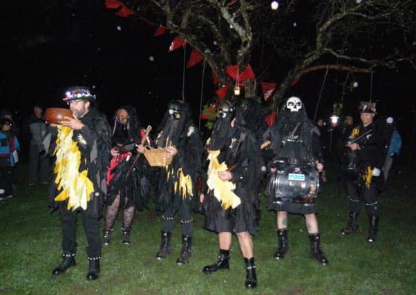 Mythago Morris led the annual wassail at Steyning Community Orchard. Pictures: Bob Platt