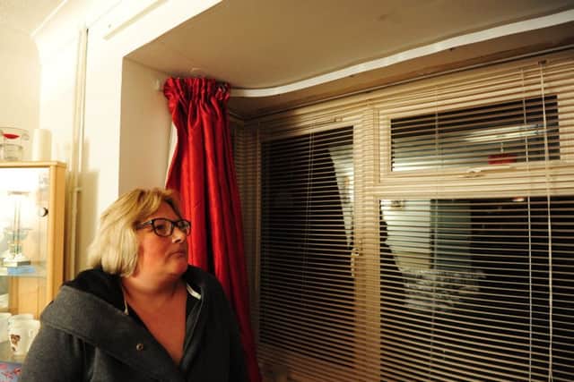 Hyde Housing have yet to fix Cheryl's window, which has been leaking since New Year's Eve