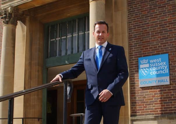 Nathan Elvery chief executive at West Sussex County Council SUS-160627-165751001