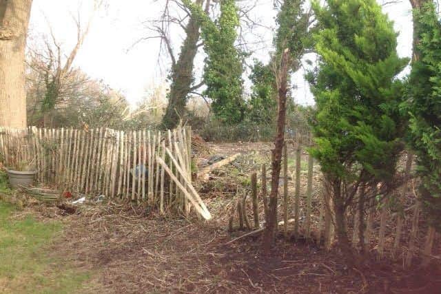 Concerns were raised over a hole in the boundary fence earlier this month