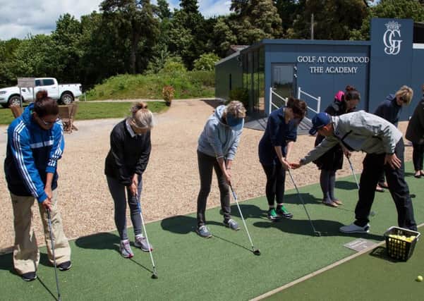 A 'This Girl Can' golf coaching event at Goodwood