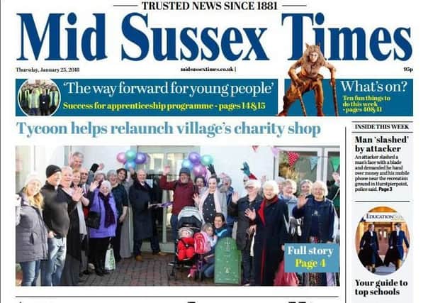 Today's Mid Sussex Times (Thursday, January 25)