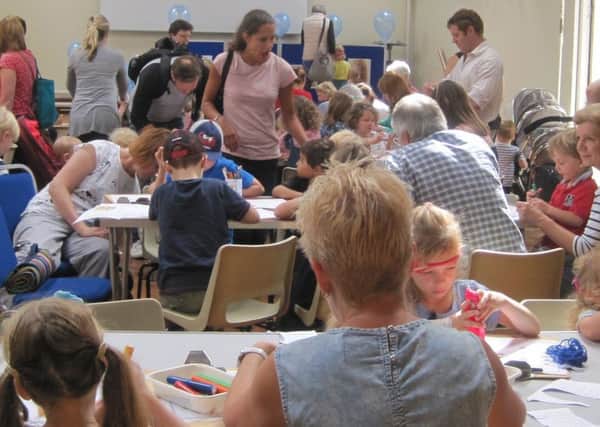 Families enjoy a previous event at Haslemere Museum