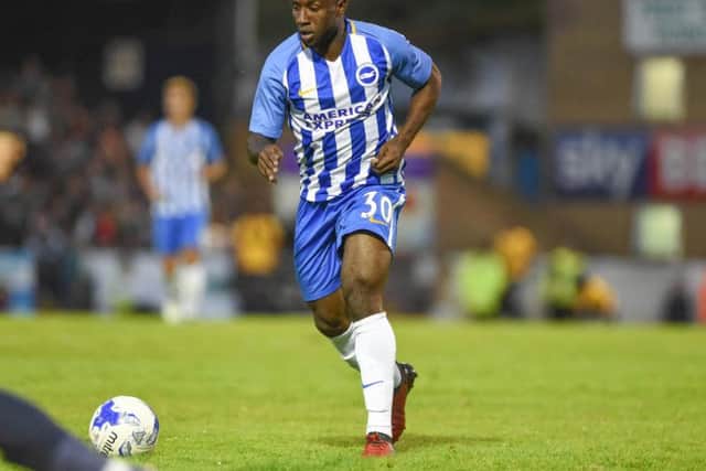 Kazenga LuaLua in pre-season action at Southend. Picture by Phil Westlake (PW Sporting Photography)