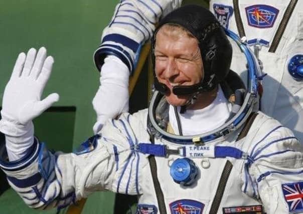 Astronaut Tim Peake.