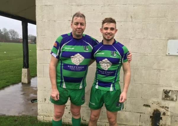 Joe and Danny Greenslade notched a family first for bognor Rugby Club