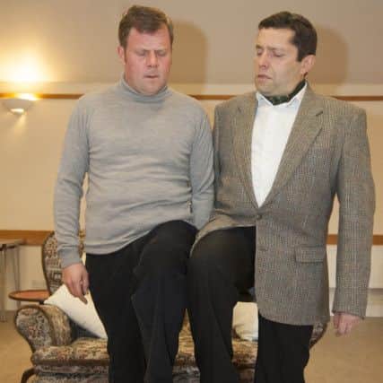 Mark Best, left, and Dan Dryer in Happy Family, the most recent production. Picture: Miles Davies