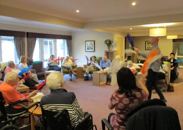 Craig Stevens from Alive Activies gave an informative talk to residents at Wetlake House in Horsham SUS-180129-114751001