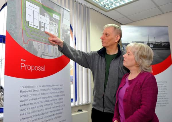 Exhibition for new plans to create an incinerator in Horsham 27/01/18. Pic Steve Robards SR1802968 SUS-180128-133250001