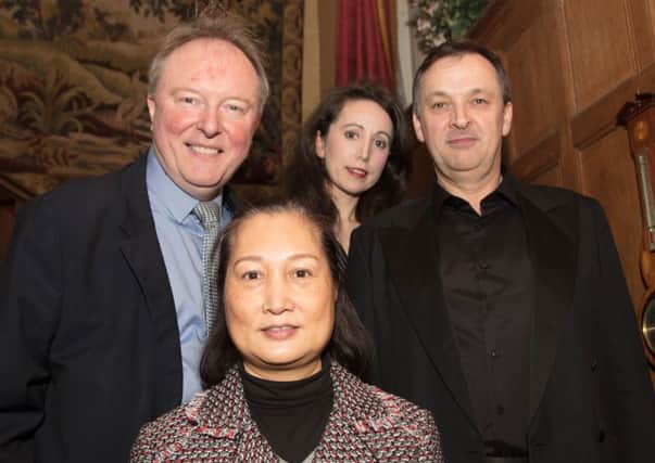 Classical musicians Andrew Bernardi, Maria Marchant and Johnny Few with Nicholin Choi. Picture by Graham Franks Photography - www.grahamfrankspics.co.uk SUS-180130-122543001