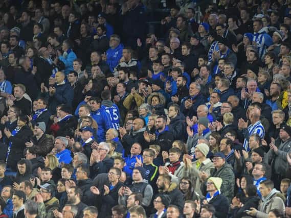 Albion fans have packed out the Amex so far this season. Picture by Phil Westlake (PW Sporting Photography)