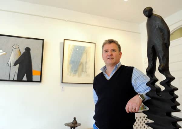 James Stewart - chairman of the committee - in his gallery in Arundel. Picture: Kate Shemilt