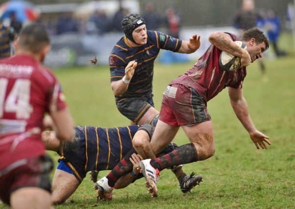 Kemp Price got a try in Worthing Raiders' defeat to Taunton Titans on Saturday. Picture by Stephen Goodger