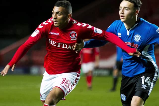 Karlan Ahearne-Grant in action for Charlton.
Picture by Ben Peters SUS-180130-163716002
