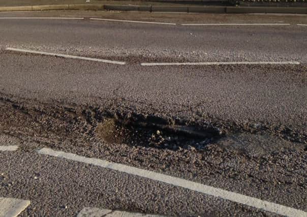 Many residents have complained about the pothole near Bognor Pier. Pictures: Hilary Cartledge