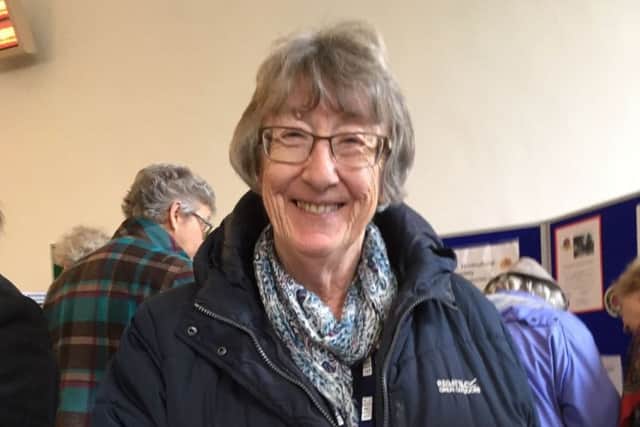 Jean Griffin, gardening correspondent for local BBC radio who opened Transition Horsham's 9th Seedy Saturday event SUS-180213-095523001