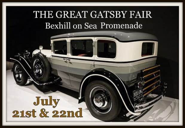 The Great Gatsby Fair will take place in Bexhill on July 21 and 22. Inset: Sharon Blagrove