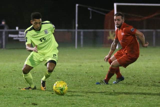 Antonio Walker on the ball during the midweek draw. Picture courtesy Scott White