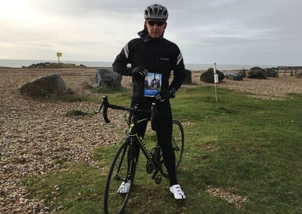 Paul Wood is planning a four-day charity cycle from London to Paris to thank the Martlets hospice in Hove