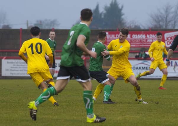 Chichester City battle away at 1874 Northwich - but it ended in defeat / Picture by Tommy McMillan
