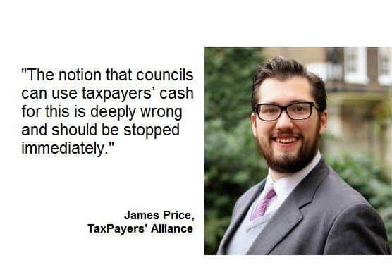 James Price from the Taxpayers' Alliance criticised the council's use of gagging orders