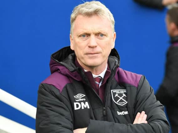 West Ham manager David Moyes. Picture by PW Sporting Photography