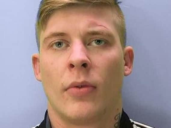 Police are offering a 500 reward for information leading to the arrest of Kesley Searle, 24, of Coventry Road, St Leonards.