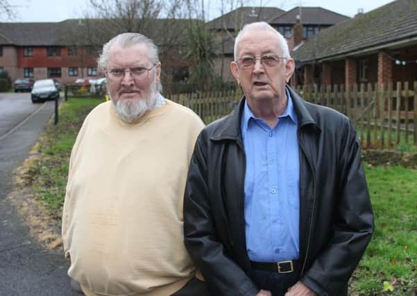 Peter Tourle (left), who lives nearby, has questioned the plans put forward by Arun District Council. Picture: Derek Martin