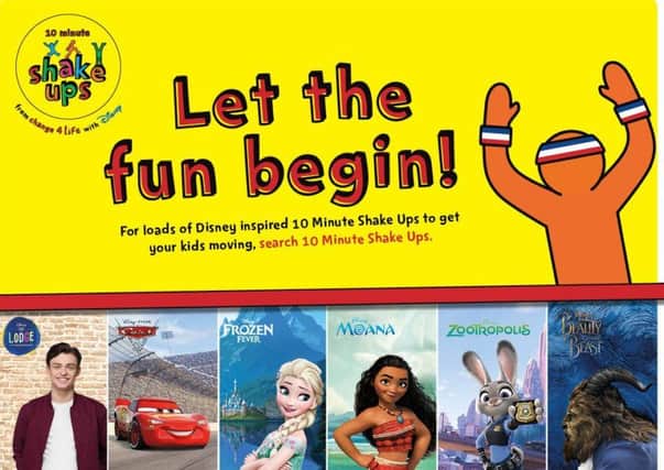 The Shake ups are available online and feature characters from Cars 3, Moana, Frozen Fever, Zootropolis, Beauty and the Beast and The Jungle Book